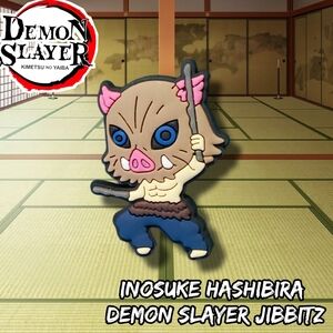 💖3 Charms for $9💖 Inosuke Hashibira Croc Charm – Fierce Demon Slayer Jibbitz